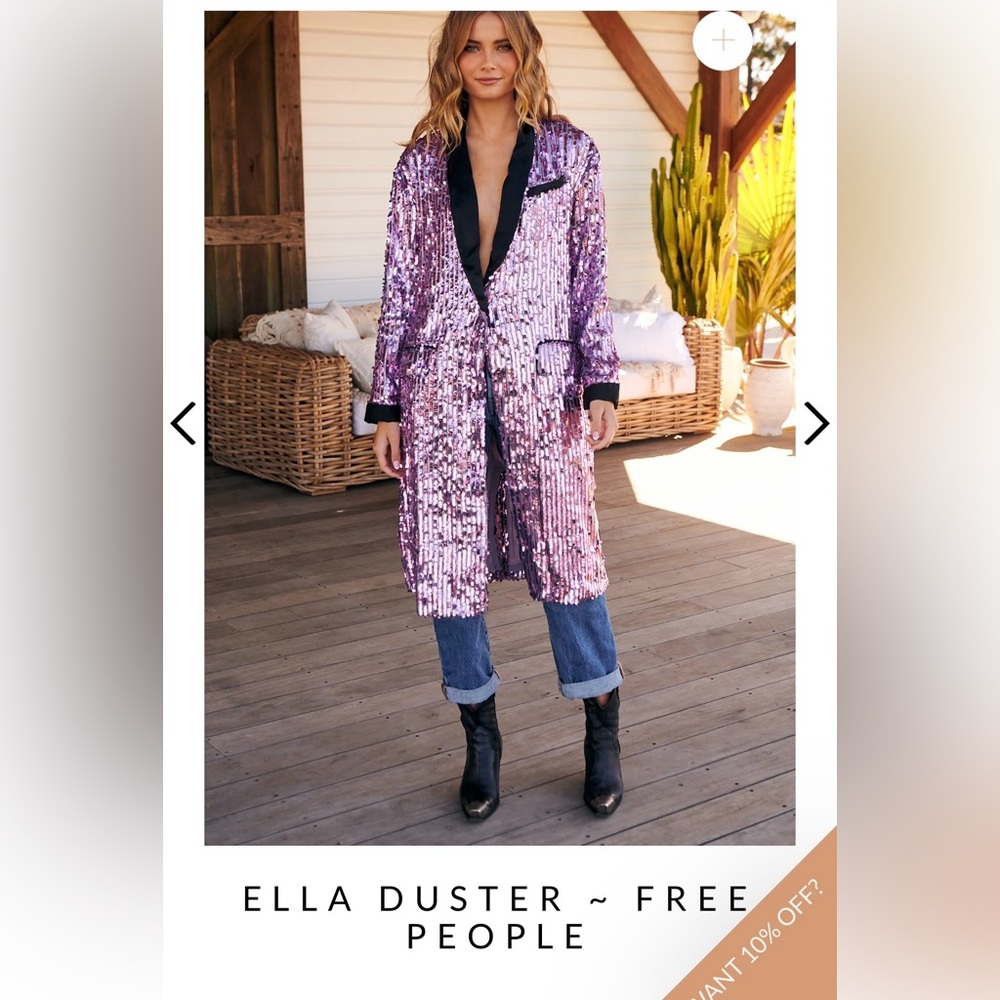 Free People Lavender Blazer